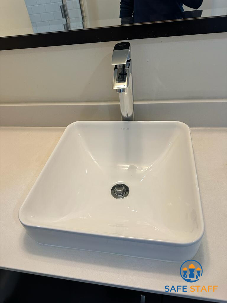 Finished bathroom detail | Safe Staff Property Management