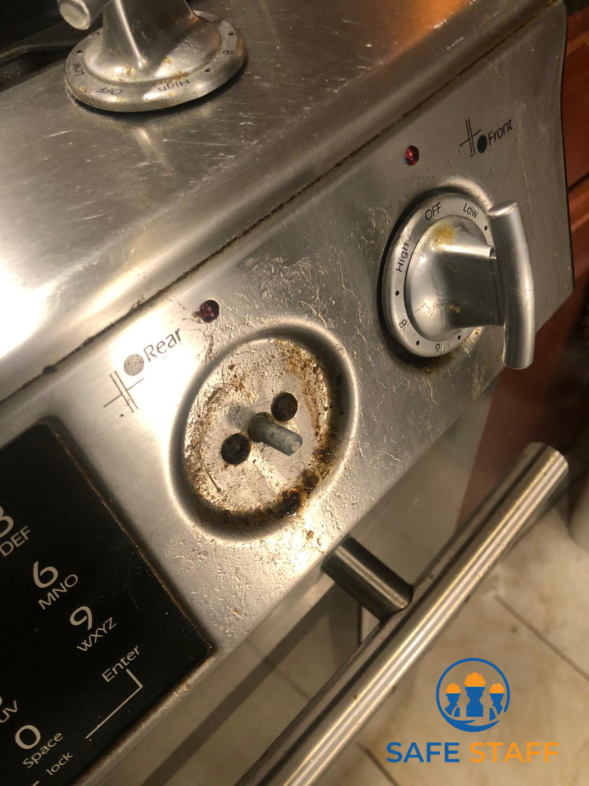 Before – range controls | Safe Staff Property Management