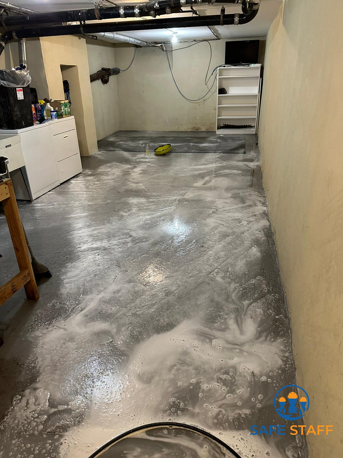 Deep cleaning in progress | Safe Staff Property Management